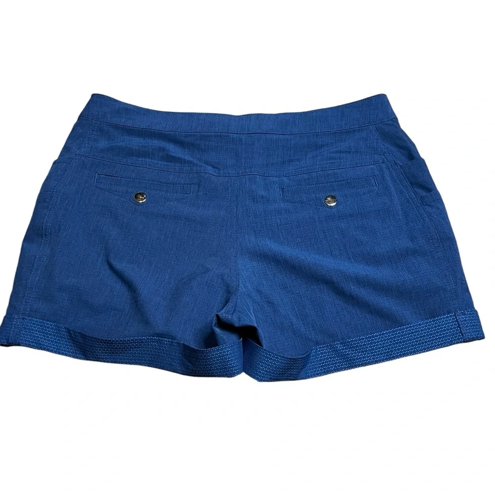 ZYIA Blue Drawstring Athletic Shorts - Picture 7 of 8